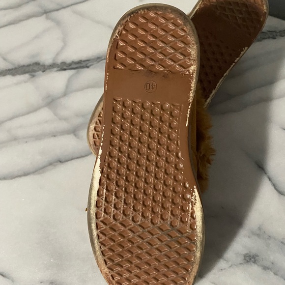 New Cozy Tan Moccasin Slippers - Picture 3 of 3